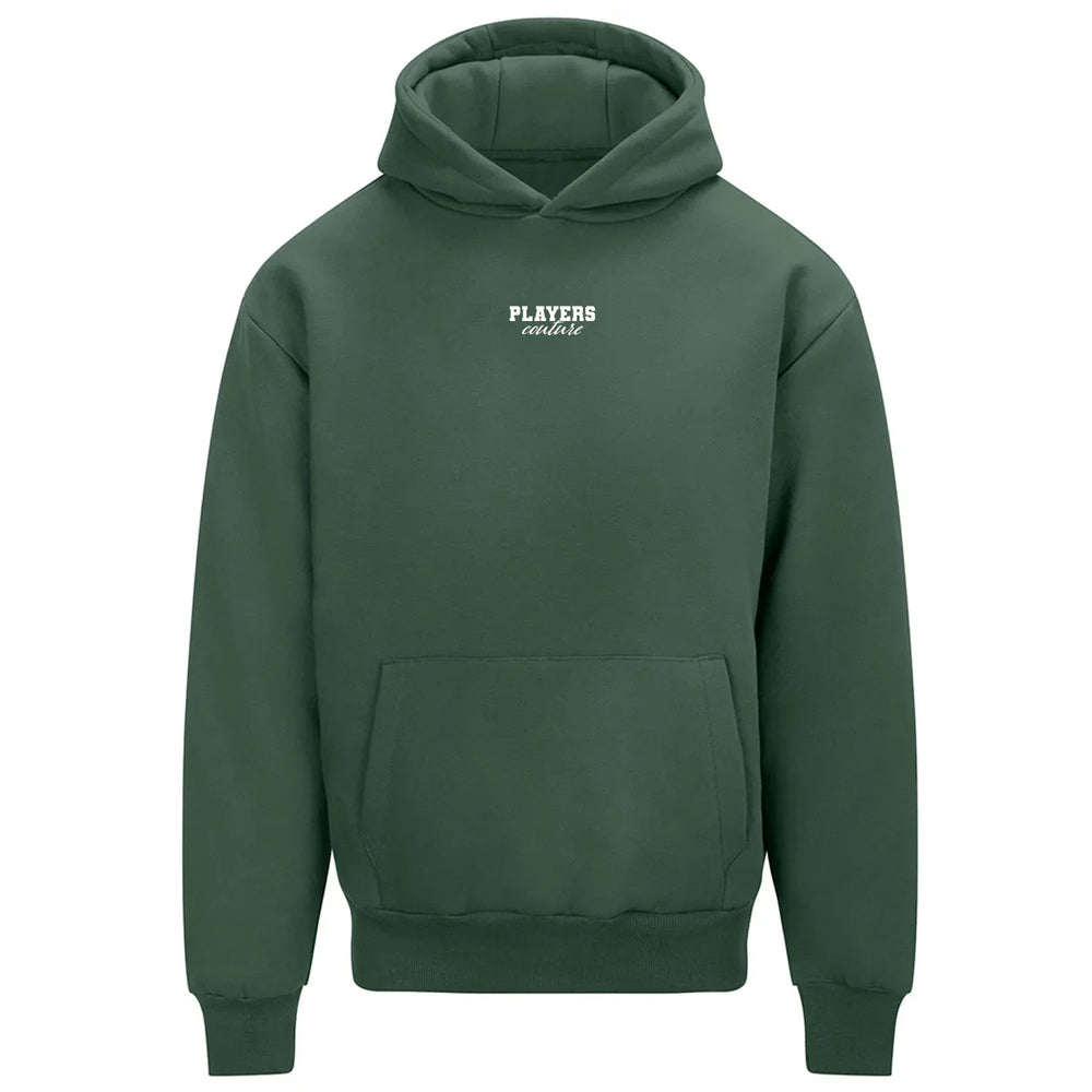 Essentials Collection Players Couture Men's Premium Heavyweight Bottle Green Hoodie - Bottle Green / XS | Basics, Essentials Collection, Hoodies, Men's
