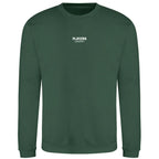 Essentials Collection hoodie – green men's hoodie with white Essentials Collection letters and Players Couture logo on the