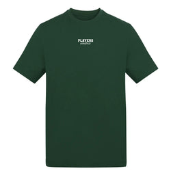 Essentials Collection t-shirt – green men's t-shirt with white Essentials Collection letters and Players Couture logo on the