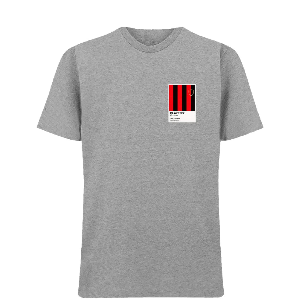 Bournemouth t-shirt – grey men's t-shirt featuring the Bournemouth Players Couture logo