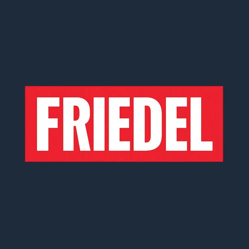 Brad Friedel Logo Men's T-Shirt – navy close-up detail shot of the Brad Friedel Players Couture logo design