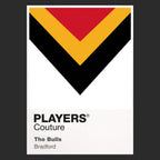 Bradford Bulls Classic Rugby League Shirt Colours Frame Men's Hoodie