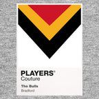 Bradford Bulls Classic Rugby League Shirt Colours Frame Men's Hoodie