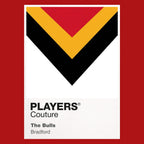 Bradford Bulls Classic Rugby League Shirt Colours Frame Men's Hoodie