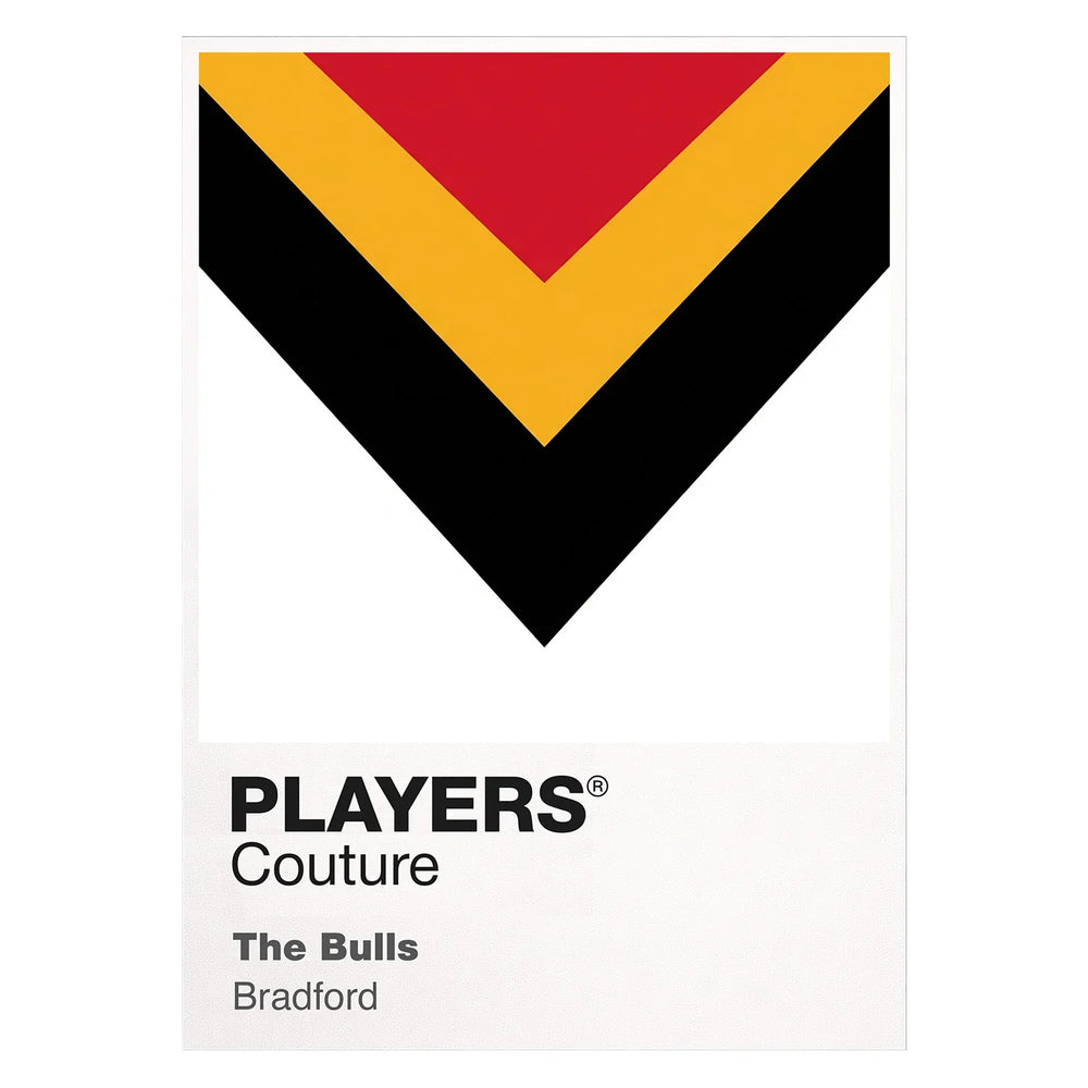 Bradford Bulls Classic Rugby League Shirt Colours Frame Men's Hoodie