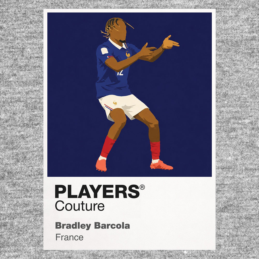 Bradley Barcola France Men's T-Shirt - Grey