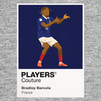 Bradley Barcola France Men's T-Shirt - Grey