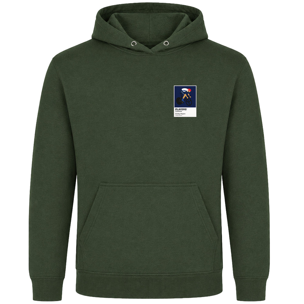 Bradley Wiggins Olympics Icon Frame Men's Hoodie - Earthy Green