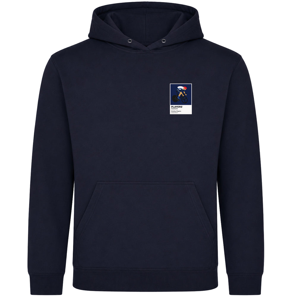 Bradley Wiggins Olympics Icon Frame Men's Hoodie - Navy