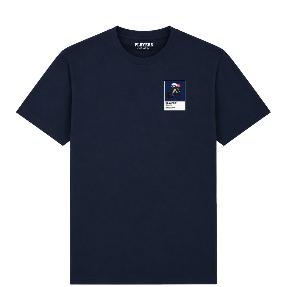 Bradley Wiggins Olympics Icon Frame Men's T-Shirt - Navy