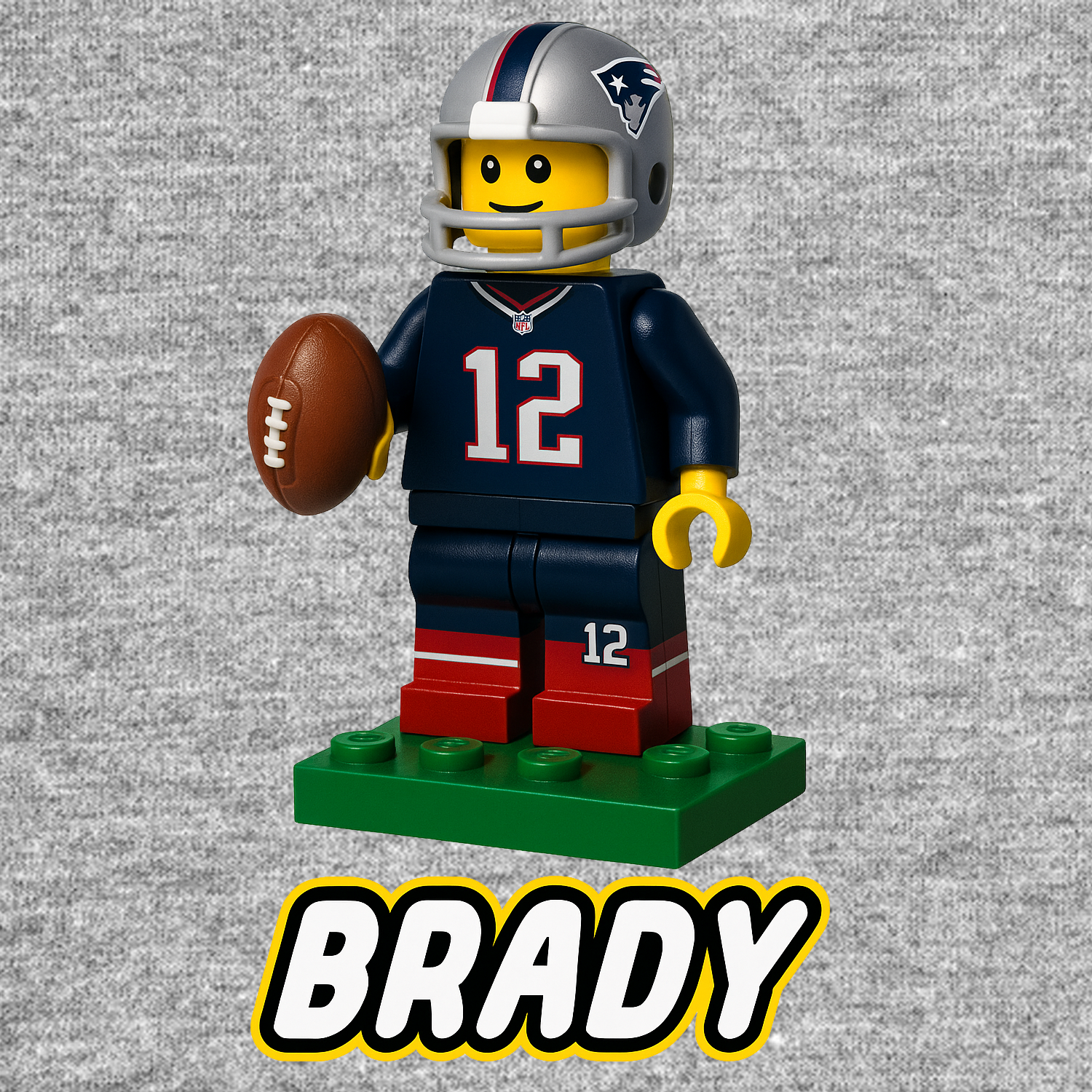 Tom Brady Toy Logo Players Couture Kids Hoodie