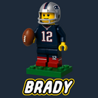 Tom Brady Toy Logo Players Couture Kids T-Shirt