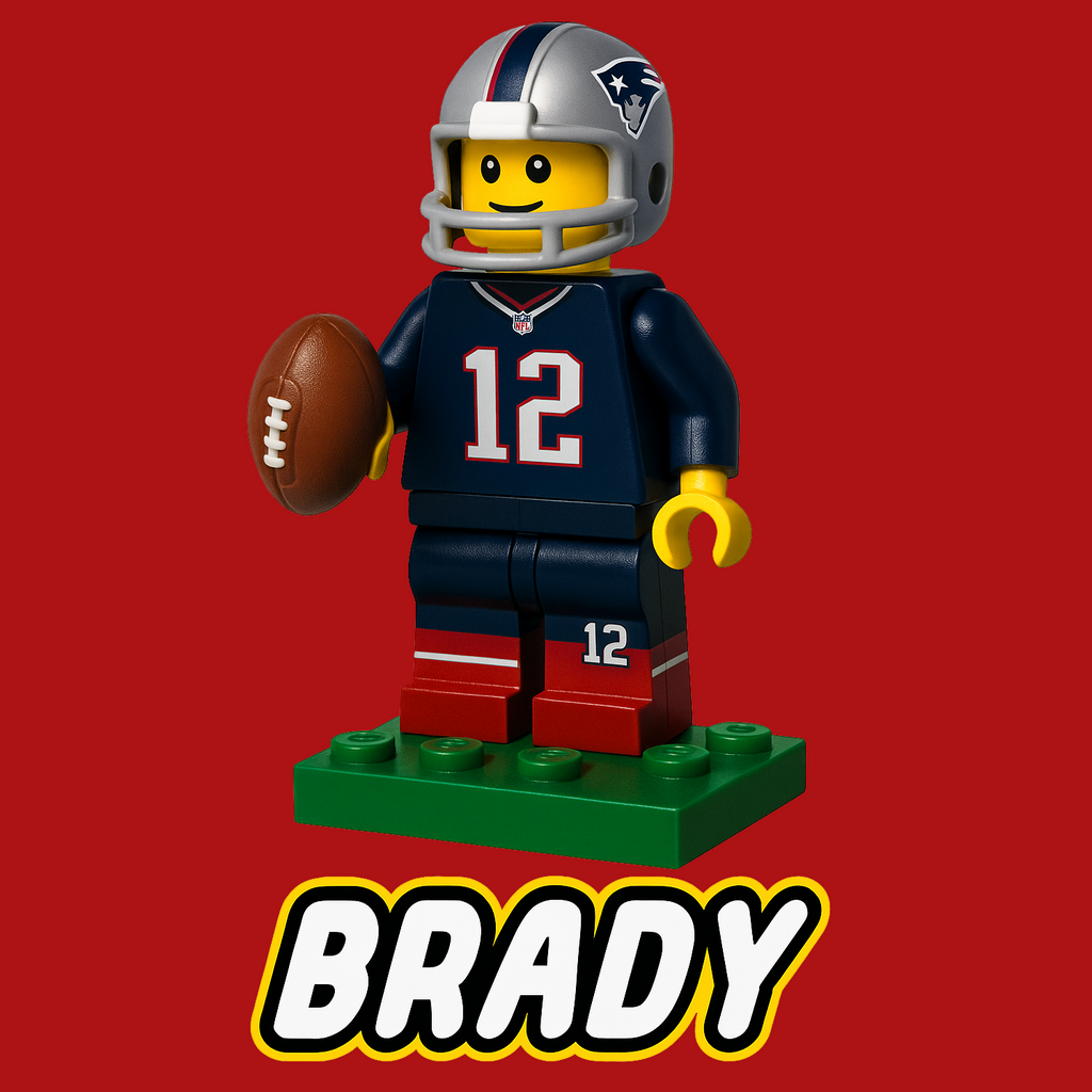 Tom Brady Toy Logo Players Couture Kids T-Shirt