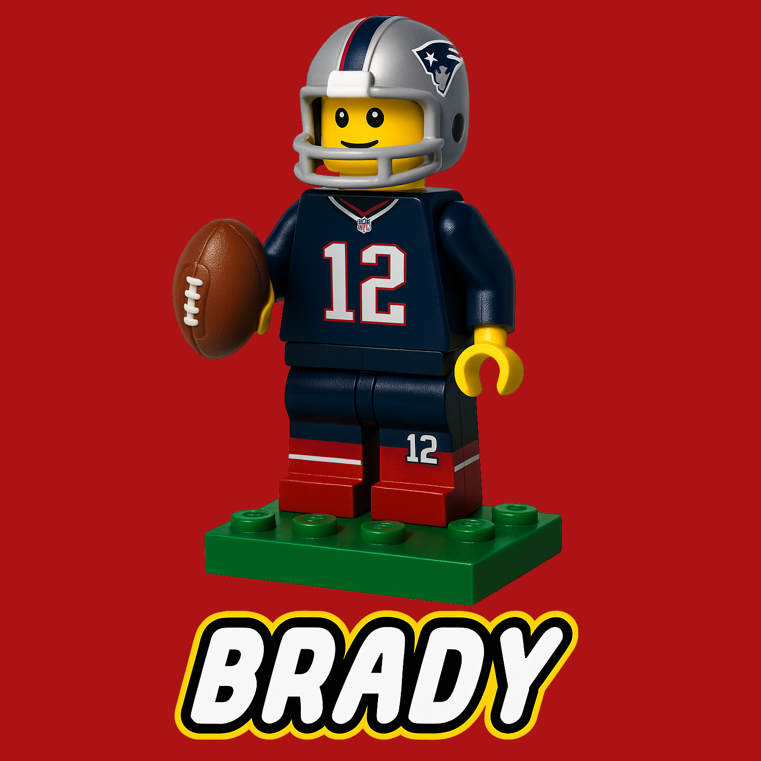 Tom Brady Toy Logo Players Couture Men's Casual Hoodie