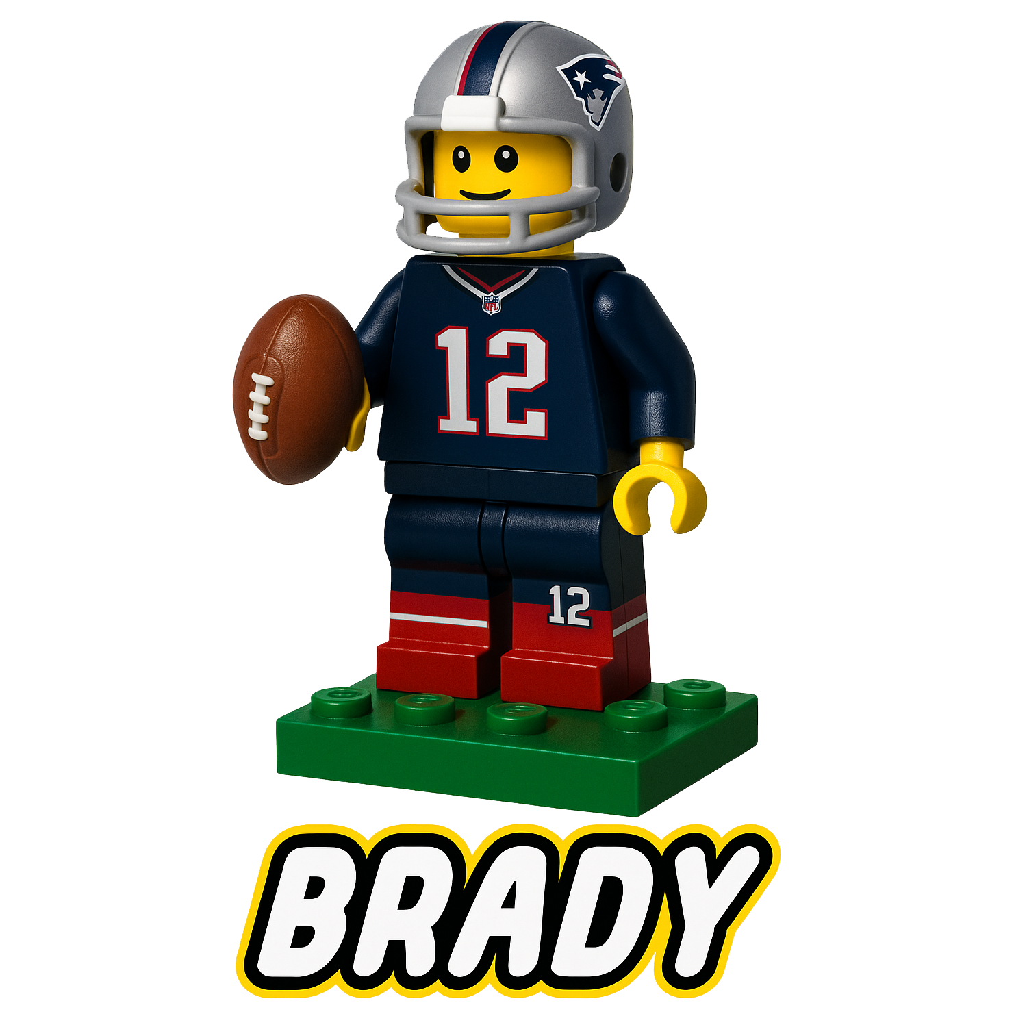 Tom Brady Toy Logo Players Couture Kids Hoodie