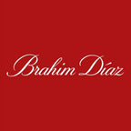 Brahim Diaz Logo Men's T-Shirt – red close-up detail shot of the Brahim Diaz Players Couture logo design