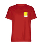 Brasil t-shirt – red men's t-shirt featuring the Brasil Players Couture logo