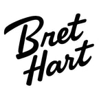 Bret Hart Logo Men's T-Shirt – white close-up detail shot of the Bret Hart Players Couture logo design