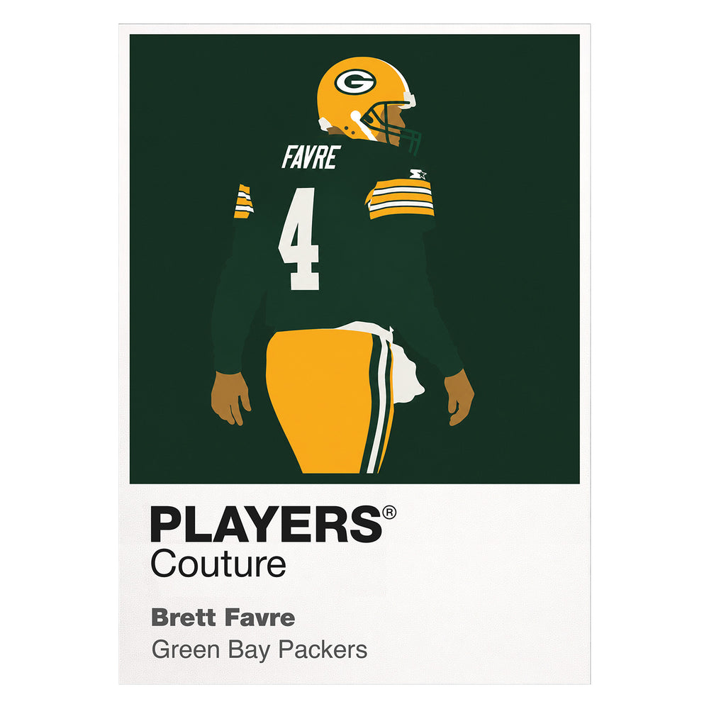 Brett Favre Packers American Football Icon Frame Men's T-Shirt