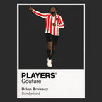 Brian Brobbey Sunderland Icon Frame artwork in black