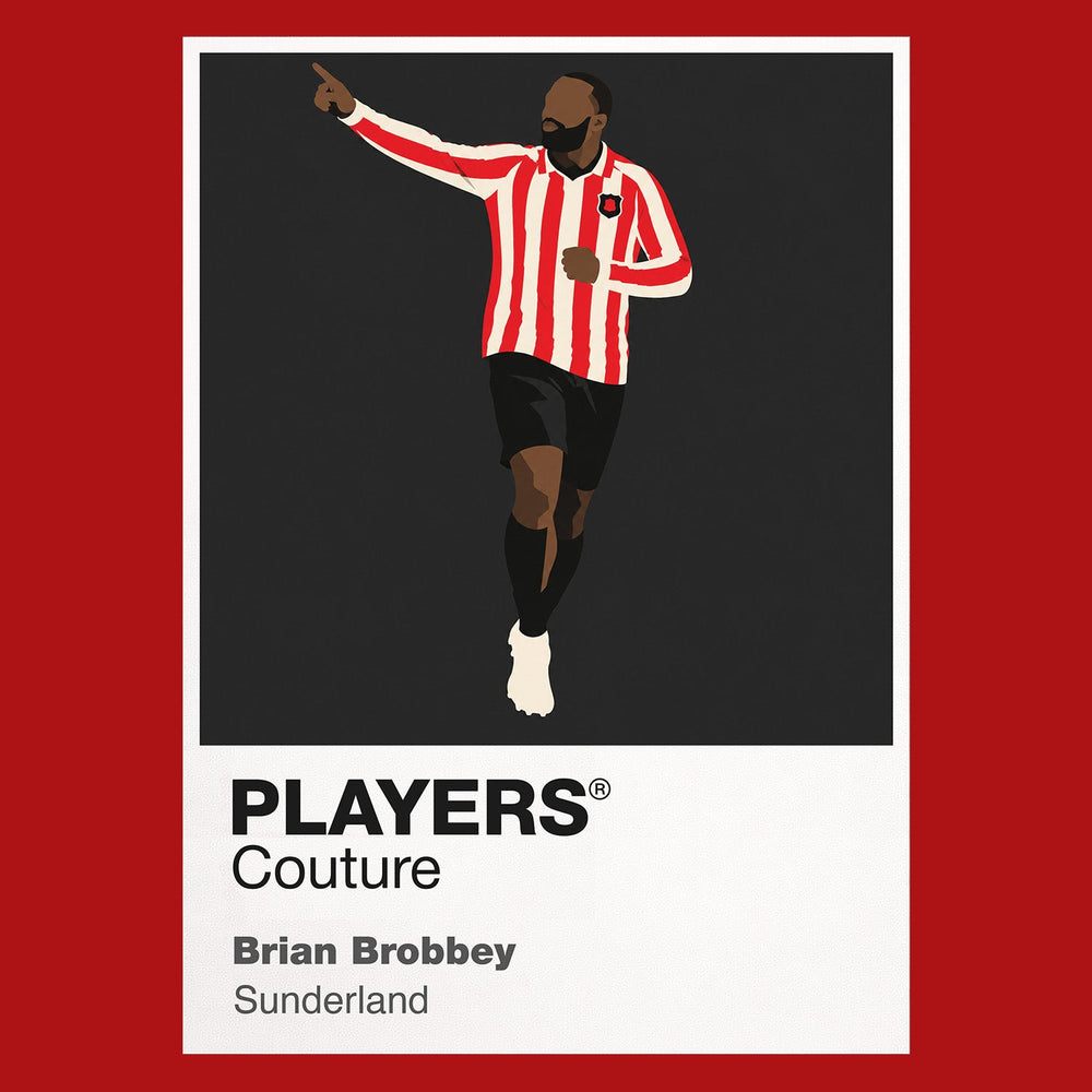 Brian Brobbey Sunderland Icon Frame artwork in red