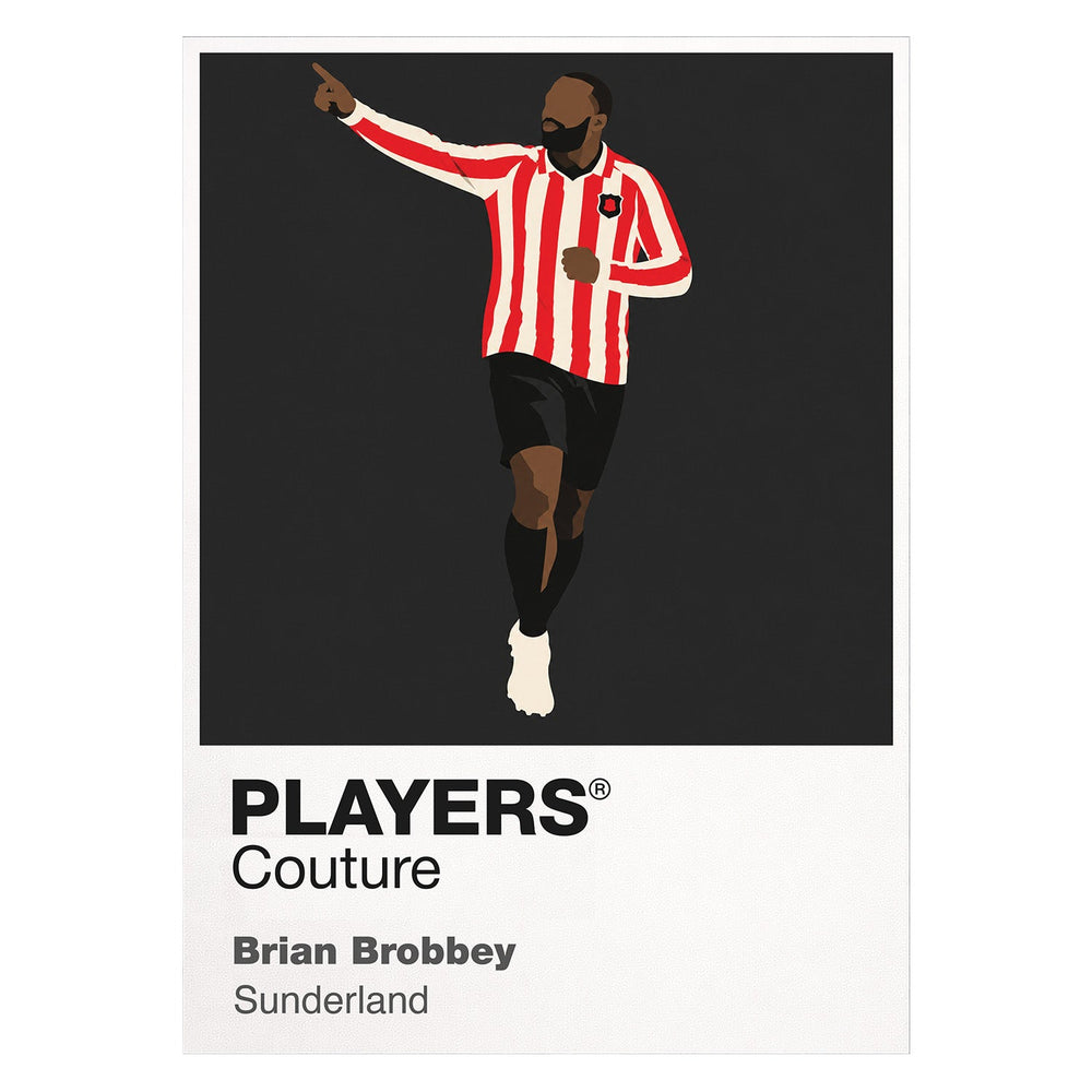 Brian Brobbey Sunderland Icon Frame artwork on white