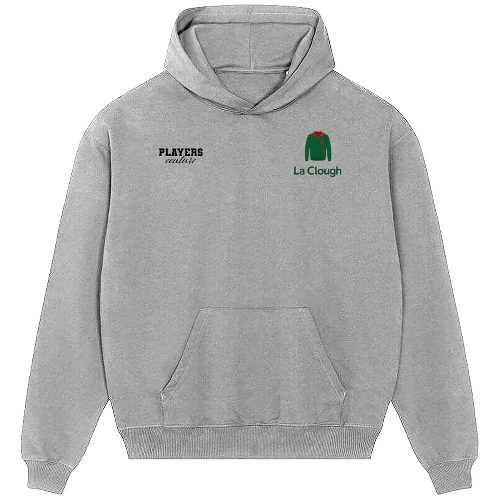 Brian Clough Logo Players Couture Men's Casual Hoodie Gray