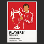 Brian Clough Nottingham Forest Icon Frame — Black