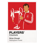 Brian Clough Nottingham Forest Icon Frame — White