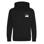 Brian Clough Nottingham Forest Icons in Lights Frame Kids Hoodie in Black