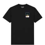 Brian Clough Nottingham Forest Icons in Lights Frame Men's T-Shirt in Black