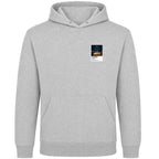 Brian Clough Nottingham Forest Icons in Lights Frame Men's Hoodie in Gray