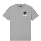 Brian Clough Nottingham Forest Icons in Lights Frame Men's T-Shirt in Gray