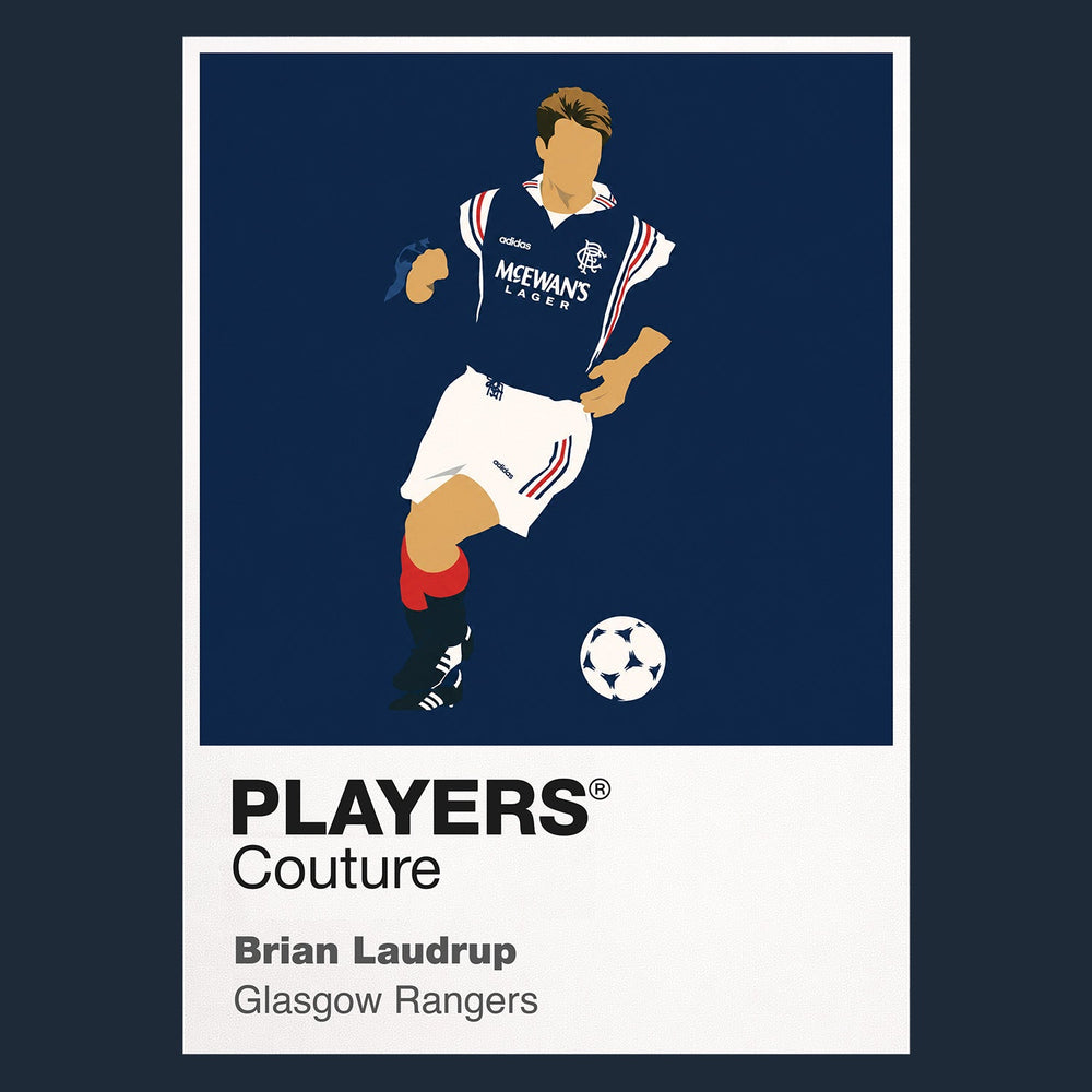 Brian Laudrup Glasgow Rangers Icon Frame — Navy