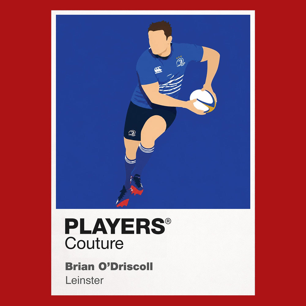Brian O'Driscoll Leinster Rugby Union Icon Frame Men's T-Shirt – image 10