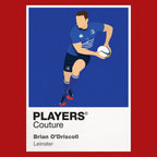 Brian O'Driscoll Leinster Rugby Union Icon Frame Men's T-Shirt – image 10
