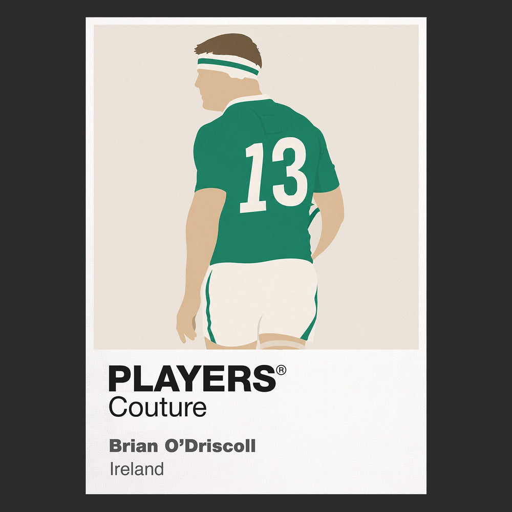 Brian O'Driscoll Rugby Union Icon Frame Men's T-Shirt – image 9
