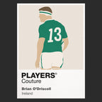 Brian O'Driscoll Rugby Union Icon Frame Men's T-Shirt – image 9