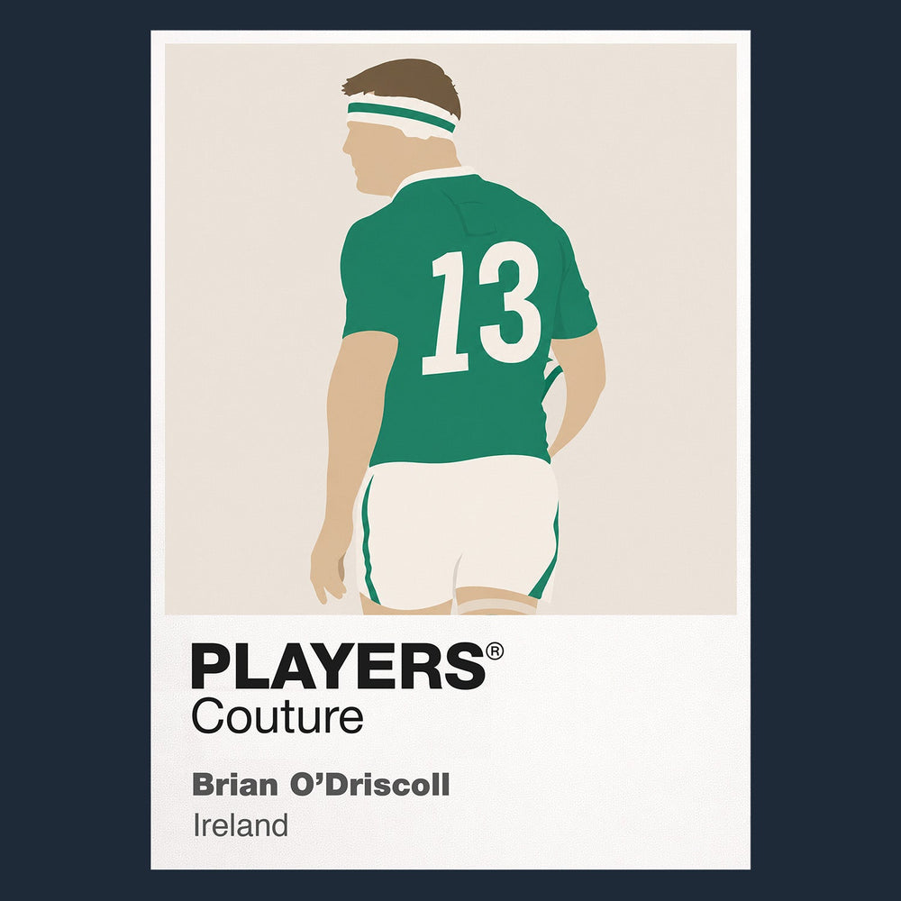 Brian O'Driscoll Rugby Union Icon Frame Men's Hoodie – image 1