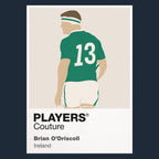 Brian O'Driscoll Rugby Union Icon Frame Men's Hoodie – image 1