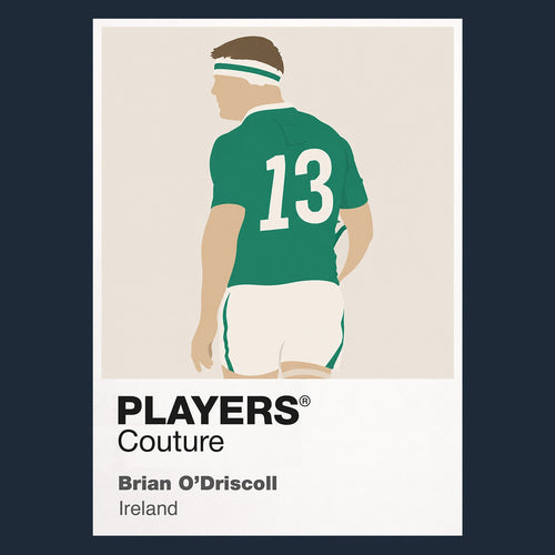 Brian O'Driscoll Rugby Union Icon Frame Men's Hoodie – image 1