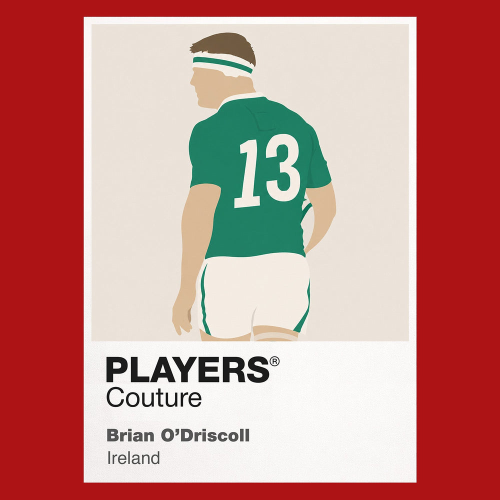 Brian O'Driscoll Rugby Union Icon Frame Men's T-Shirt – image 10