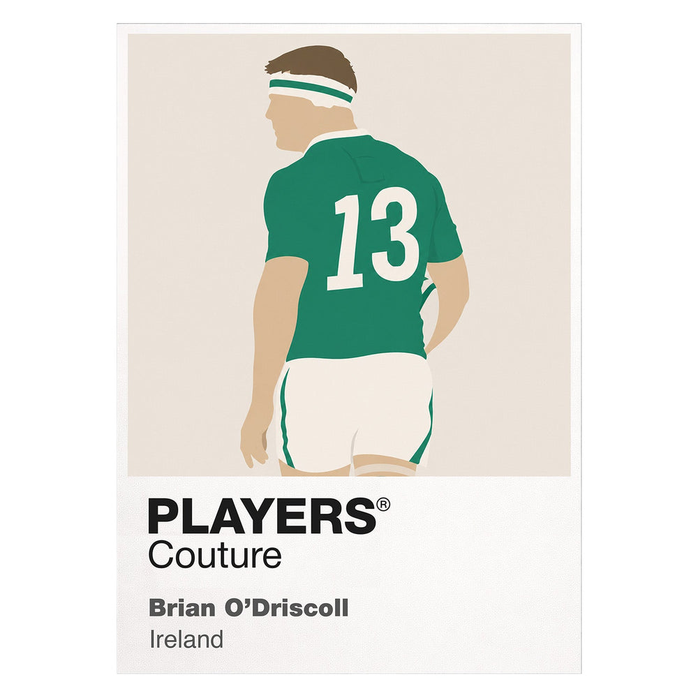 Brian O'Driscoll Rugby Union Icon Frame Men's T-Shirt – image 1