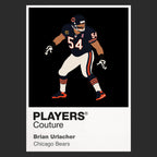Brian Urlacher Bears American Football Icon Frame Men's T-Shirt