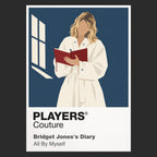 Bridget Jones Bridget Jones with her diary, London wardrobe and determinedly imperfect optimism Icon Frame artwork in black