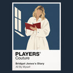 Bridget Jones Bridget Jones with her diary, London wardrobe and determinedly imperfect optimism Icon Frame artwork in navy
