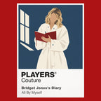 Bridget Jones Bridget Jones with her diary, London wardrobe and determinedly imperfect optimism Icon Frame artwork in red