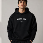 Bristol City black hoodie lifestyle image 2