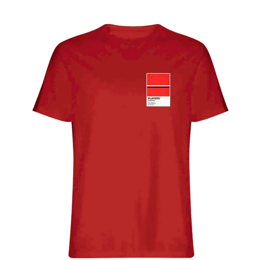 Bristol City t-shirt – red men's t-shirt featuring the Bristol City Players Couture logo