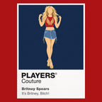 Britney Spears Britney Spears's headset microphone, choreography and Y2K performance styling Icon Frame artwork in red